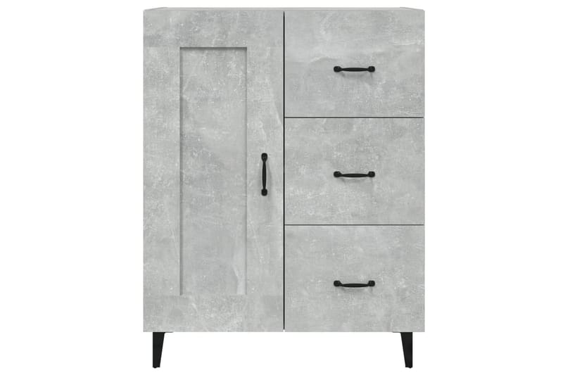 beBasic Skjenk betonggrå 69,5x34x90 cm konstruert tre - GrÃ¥ - Oppbevaring - Oppbevaringsmøbler - Sideboard & skjenker