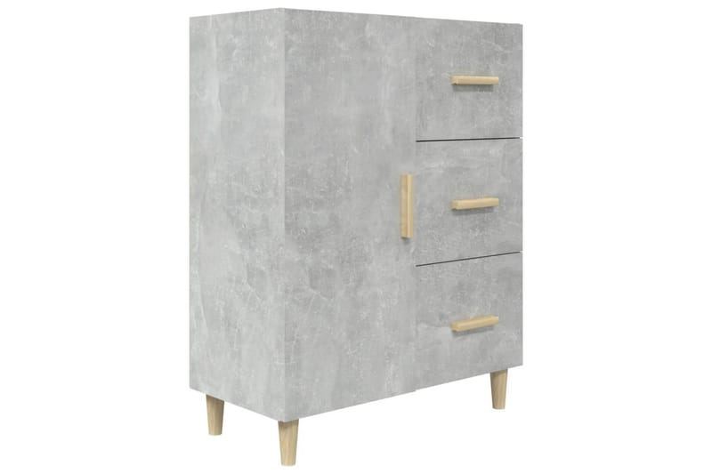 beBasic Skjenk betonggrå 69,5x34x90 cm konstruert tre - GrÃ¥ - Oppbevaring - Oppbevaringsmøbler - Sideboard & skjenker