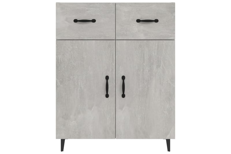 beBasic Skjenk betonggrå 69,5x34x90 cm konstruert tre - GrÃ¥ - Oppbevaring - Oppbevaringsmøbler - Sideboard & skjenker