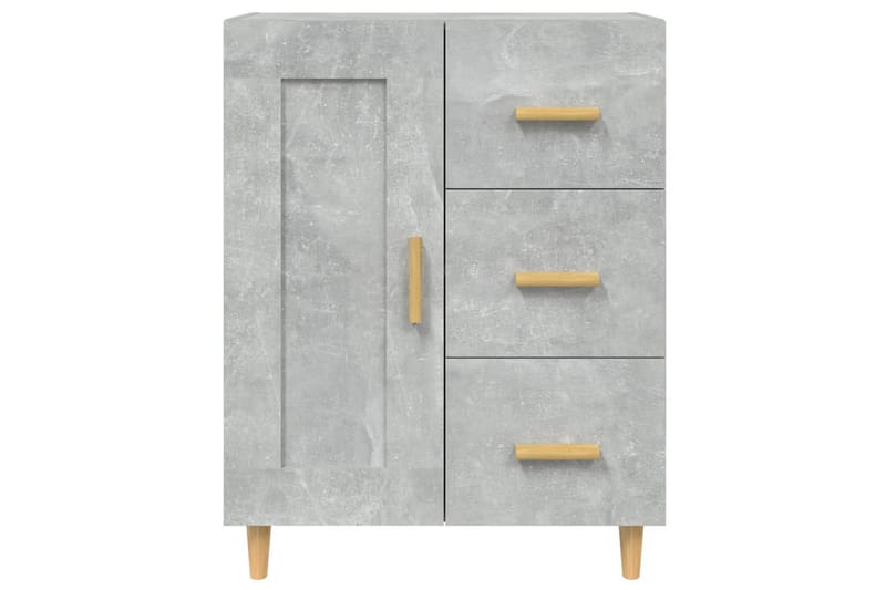 beBasic Skjenk betonggrå 69,5x34x90 cm konstruert tre - GrÃ¥ - Oppbevaring - Oppbevaringsmøbler - Sideboard & skjenker
