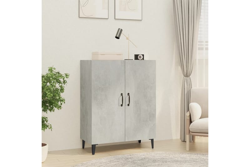 beBasic Skjenk betonggrå 70x34x90 cm konstruert tre - GrÃ¥ - Oppbevaring - Oppbevaringsmøbler - Sideboard & skjenker
