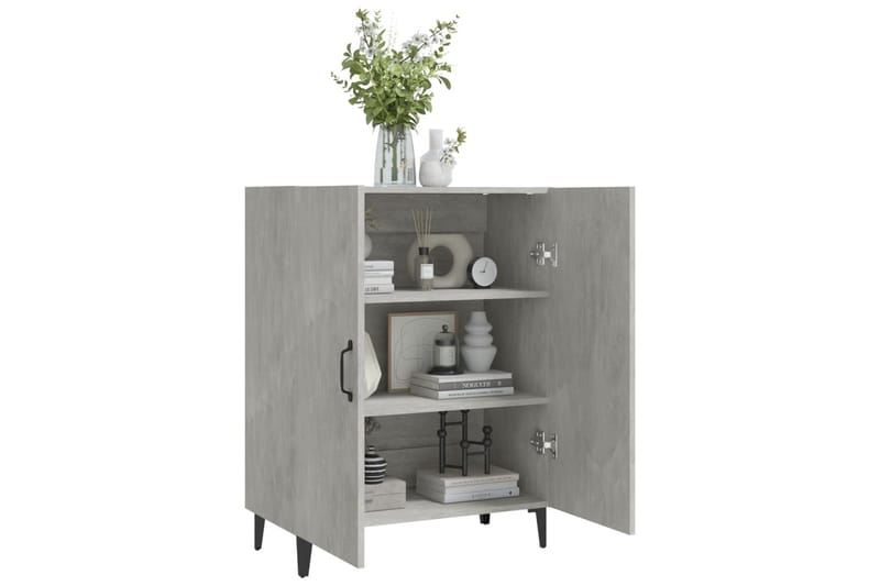 beBasic Skjenk betonggrå 70x34x90 cm konstruert tre - GrÃ¥ - Sideboard & skjenker