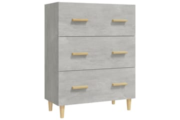 beBasic Skjenk betonggrå 70x34x90 cm konstruert tre - GrÃ¥ - Oppbevaring - Oppbevaringsmøbler - Sideboard & skjenker