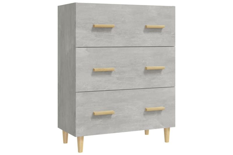 beBasic Skjenk betonggrå 70x34x90 cm konstruert tre - GrÃ¥ - Oppbevaring - Oppbevaringsmøbler - Sideboard & skjenker