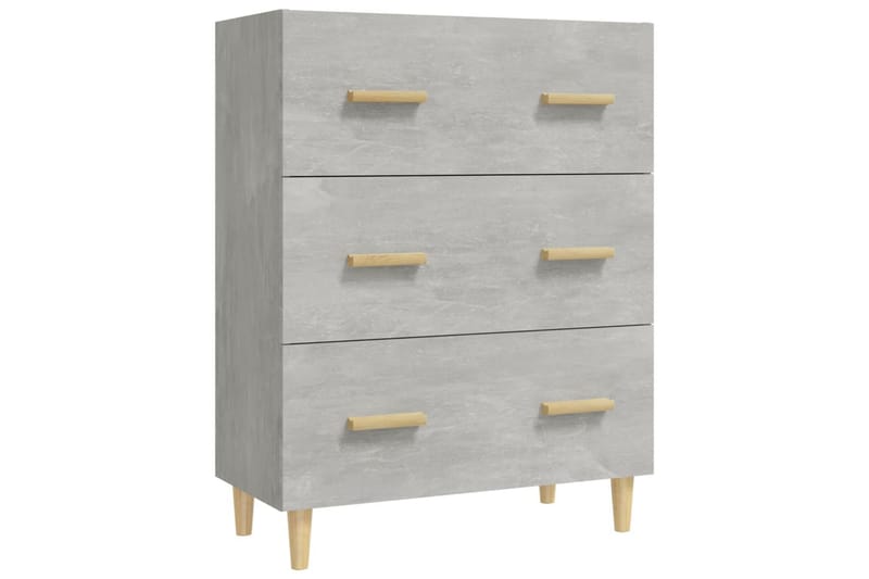 beBasic Skjenk betonggrå 70x34x90 cm konstruert tre - GrÃ¥ - Sideboard & skjenker