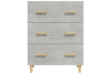 beBasic Skjenk betonggrå 70x34x90 cm konstruert tre - GrÃ¥ - Oppbevaring - Oppbevaringsmøbler - Sideboard & skjenker
