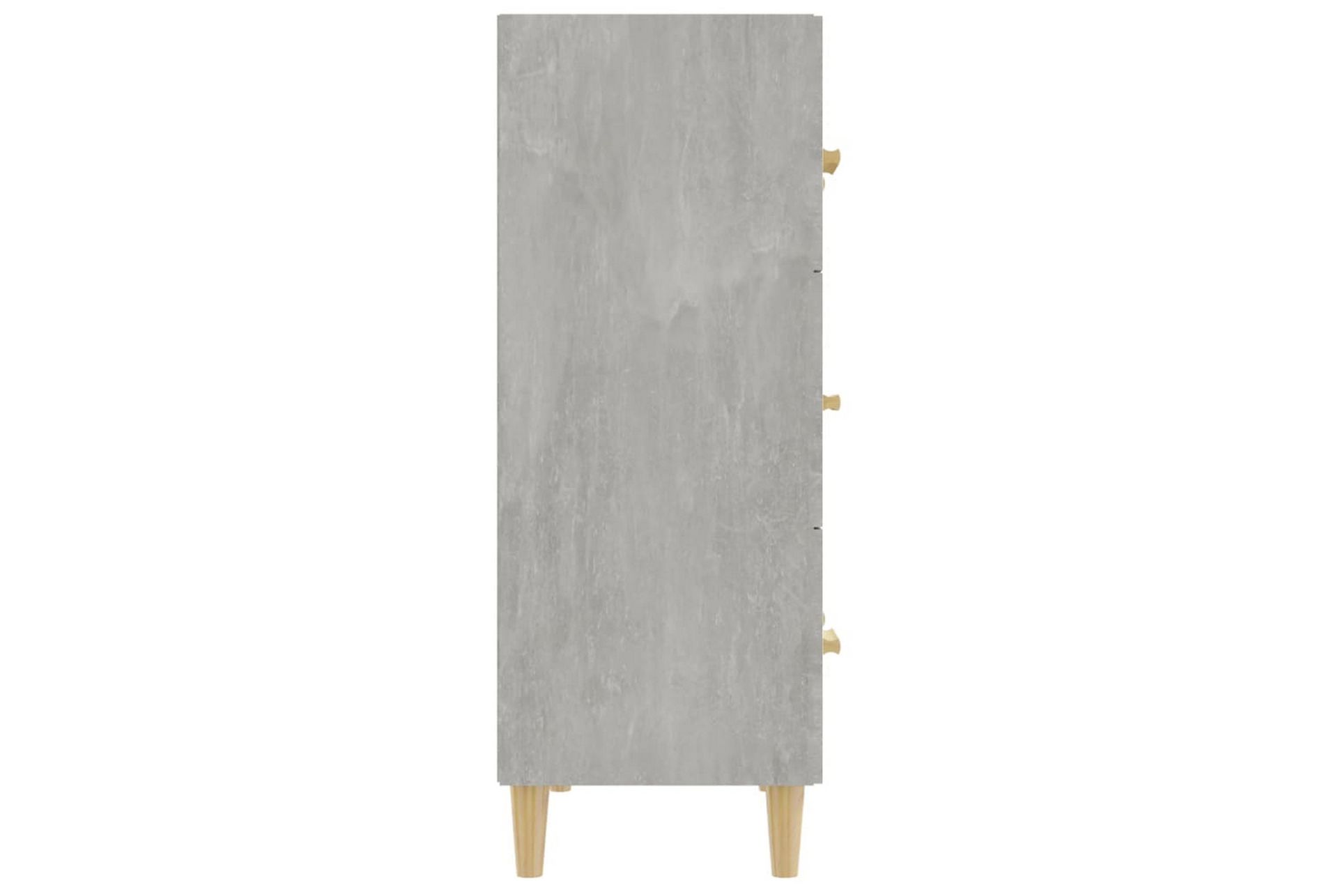 beBasic Skjenk betonggrå 70x34x90 cm konstruert tre - GrÃ¥ - Oppbevaring - Oppbevaringsmøbler - Sideboard & skjenker