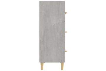 beBasic Skjenk betonggrå 70x34x90 cm konstruert tre - GrÃ¥ - Oppbevaring - Oppbevaringsmøbler - Sideboard & skjenker