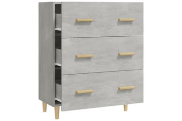 beBasic Skjenk betonggrå 70x34x90 cm konstruert tre - GrÃ¥ - Oppbevaring - Oppbevaringsmøbler - Sideboard & skjenker