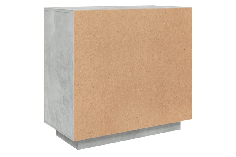 beBasic Skjenk betonggrå 80x40x75 cm konstruert tre - GrÃ¥ - Oppbevaring - Oppbevaringsmøbler - Sideboard & skjenker