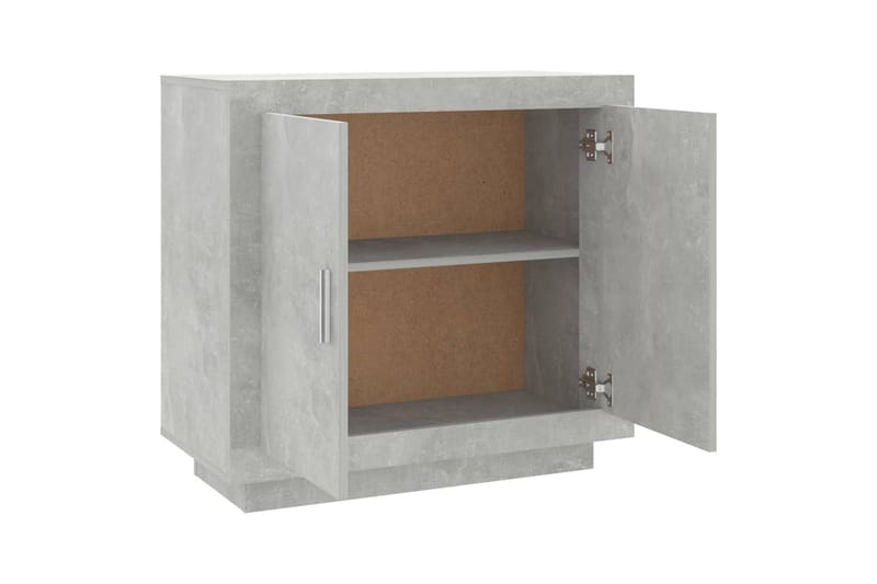 beBasic Skjenk betonggrå 80x40x75 cm konstruert tre - GrÃ¥ - Oppbevaring - Oppbevaringsmøbler - Sideboard & skjenker
