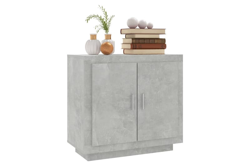 beBasic Skjenk betonggrå 80x40x75 cm konstruert tre - GrÃ¥ - Oppbevaring - Oppbevaringsmøbler - Sideboard & skjenker