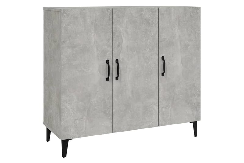 beBasic Skjenk betonggrå 90x34x80 cm konstruert tre - GrÃ¥ - Sideboard & skjenker