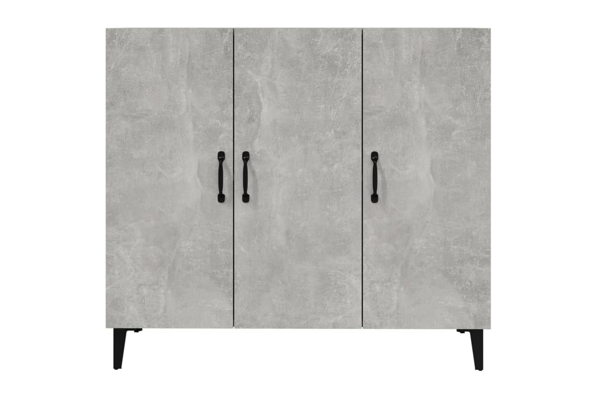 beBasic Skjenk betonggrå 90x34x80 cm konstruert tre - GrÃ¥ - Oppbevaring - Oppbevaringsmøbler - Sideboard & skjenker