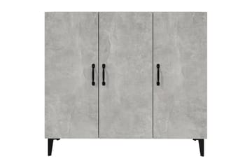 beBasic Skjenk betonggrå 90x34x80 cm konstruert tre - GrÃ¥ - Oppbevaring - Oppbevaringsmøbler - Sideboard & skjenker