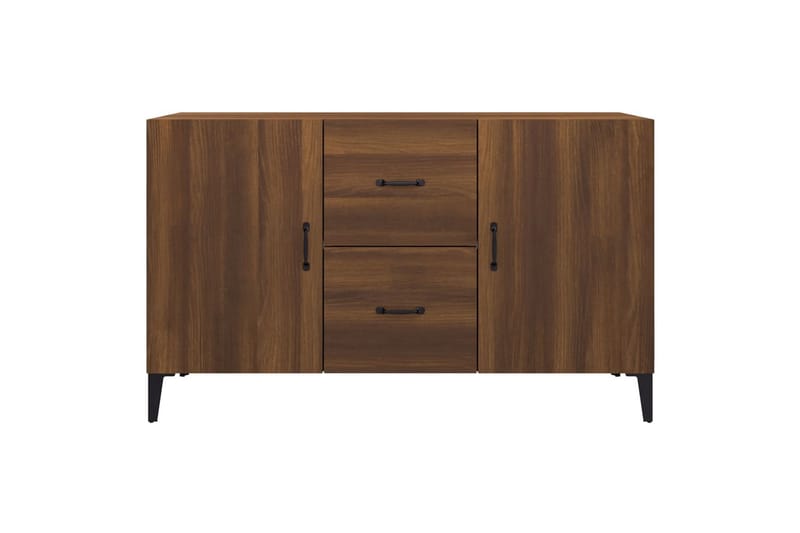 beBasic Skjenk brun eik 100x36x60 cm konstruert tre - Brun - Oppbevaring - Oppbevaringsmøbler - Sideboard & skjenker