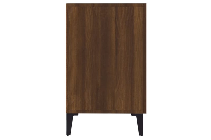 beBasic Skjenk brun eik 100x36x60 cm konstruert tre - Brun - Oppbevaring - Oppbevaringsmøbler - Sideboard & skjenker