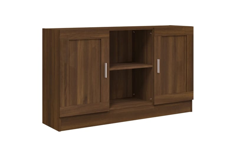 beBasic Skjenk brun eik 120x30,5x70 cm konstruert tre - Brun - Oppbevaring - Oppbevaringsmøbler - Sideboard & skjenker