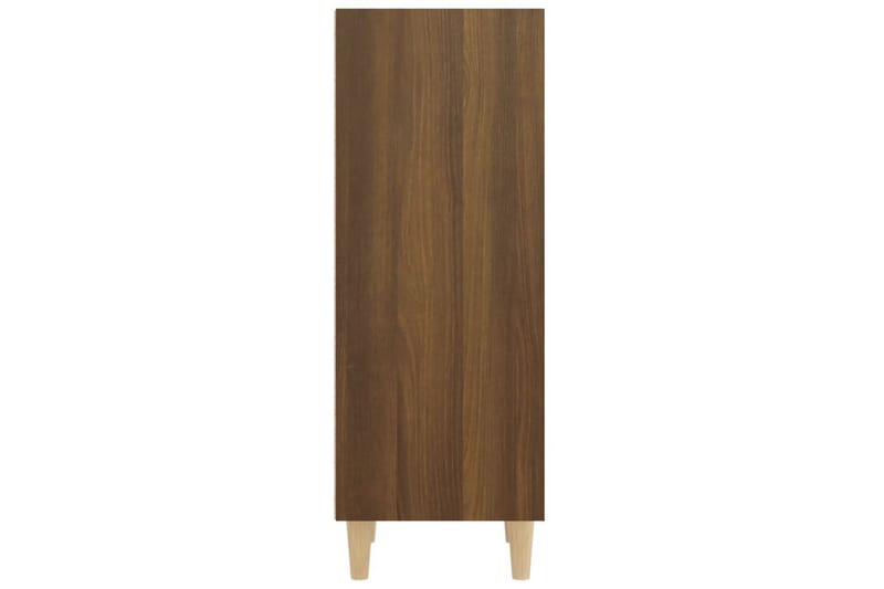 beBasic Skjenk brun eik 34,5x32,5x90 cm konstruert tre - Brun - Sideboard & skjenker