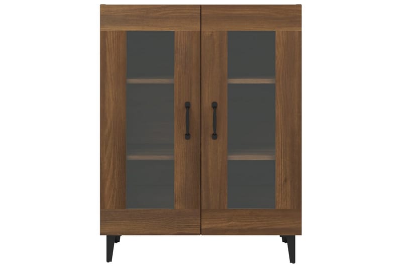 beBasic Skjenk brun eik 69,5x34x90 cm konstruert tre - Brun - Oppbevaring - Oppbevaringsmøbler - Sideboard & skjenker