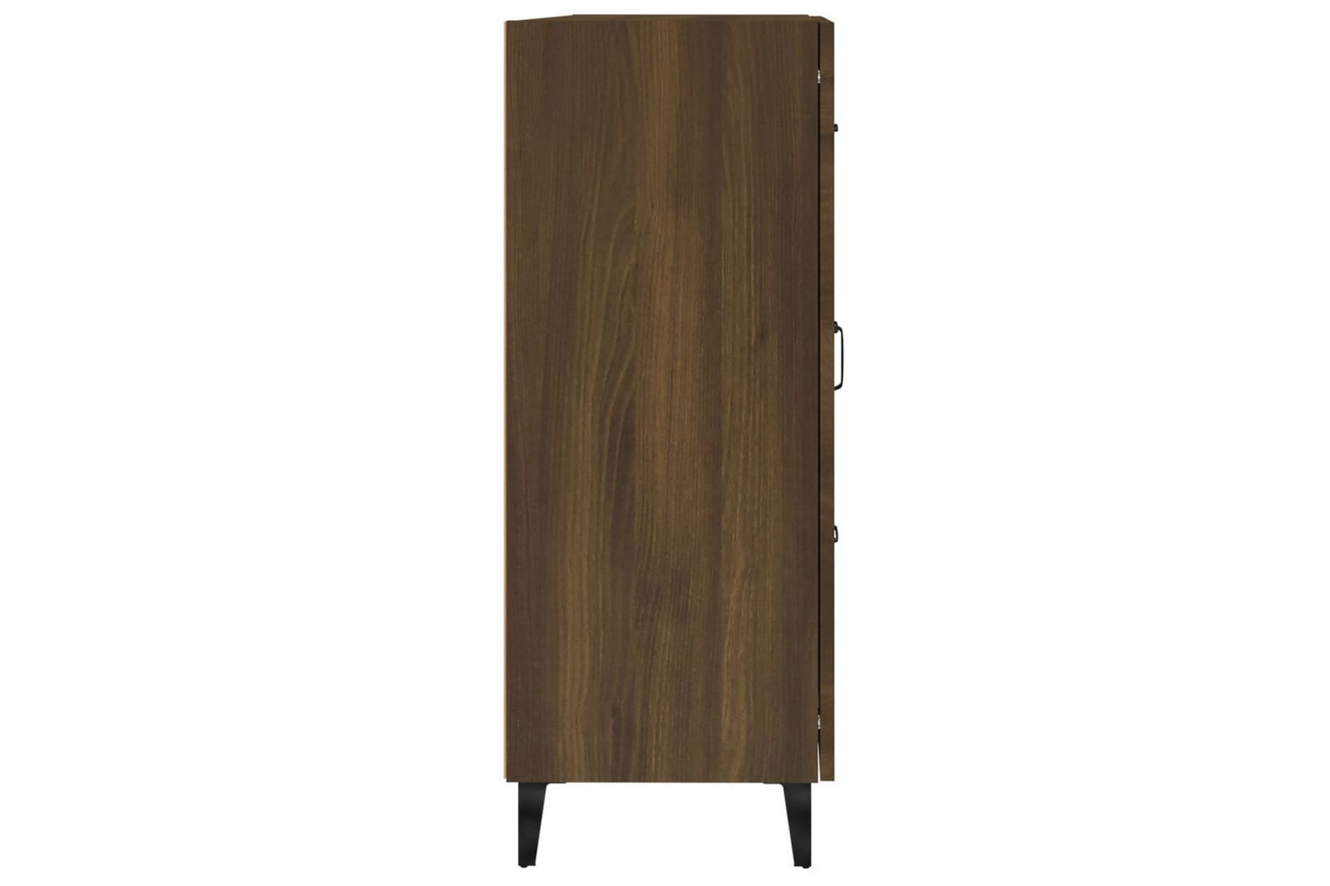 beBasic Skjenk brun eik 69,5x34x90 cm konstruert tre - Brun - Oppbevaring - Oppbevaringsmøbler - Sideboard & skjenker