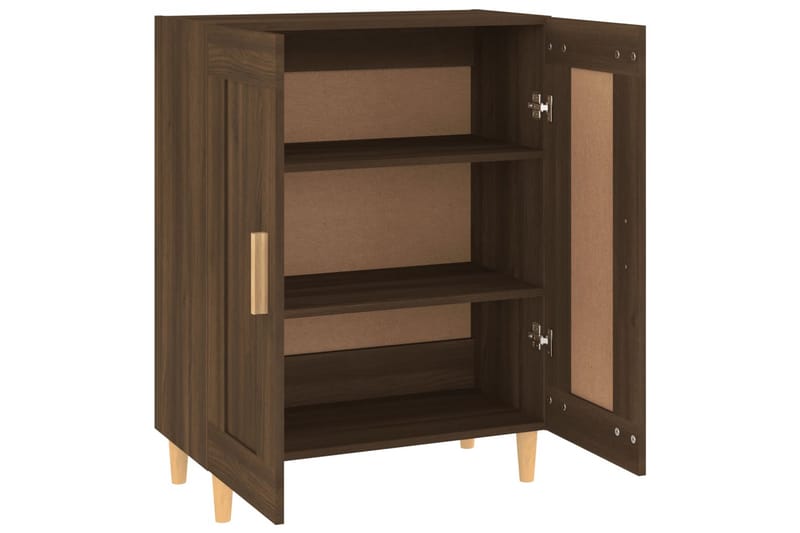 beBasic Skjenk brun eik 69,5x34x90 cm konstruert tre - Brun - Oppbevaring - Oppbevaringsmøbler - Sideboard & skjenker