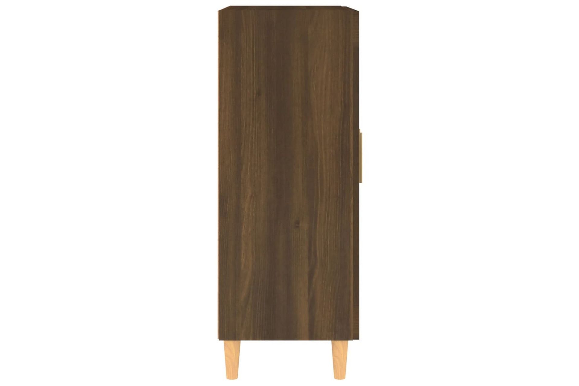 beBasic Skjenk brun eik 69,5x34x90 cm konstruert tre - Brun - Oppbevaring - Oppbevaringsmøbler - Sideboard & skjenker