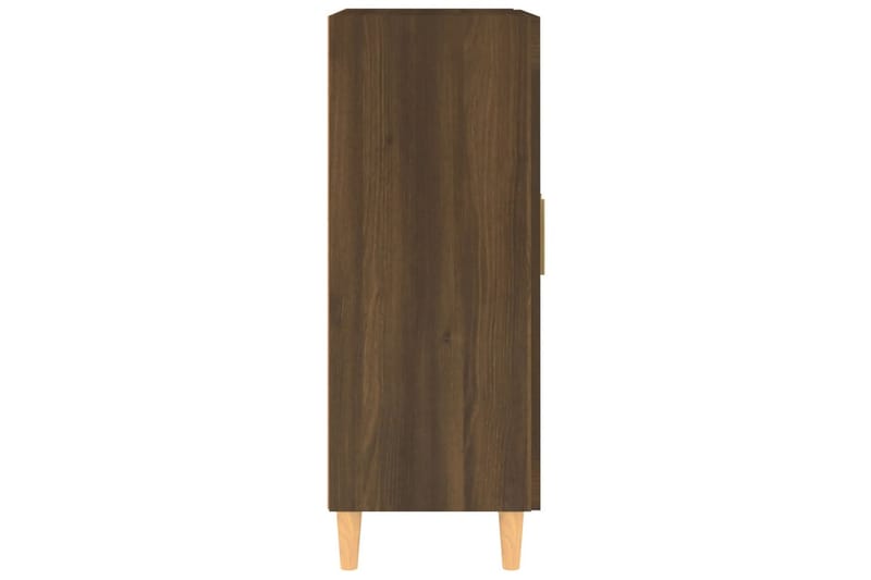 beBasic Skjenk brun eik 69,5x34x90 cm konstruert tre - Brun - Oppbevaring - Oppbevaringsmøbler - Sideboard & skjenker