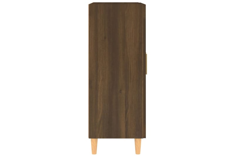 beBasic Skjenk brun eik 69,5x34x90 cm konstruert tre - Brun - Sideboard & skjenker