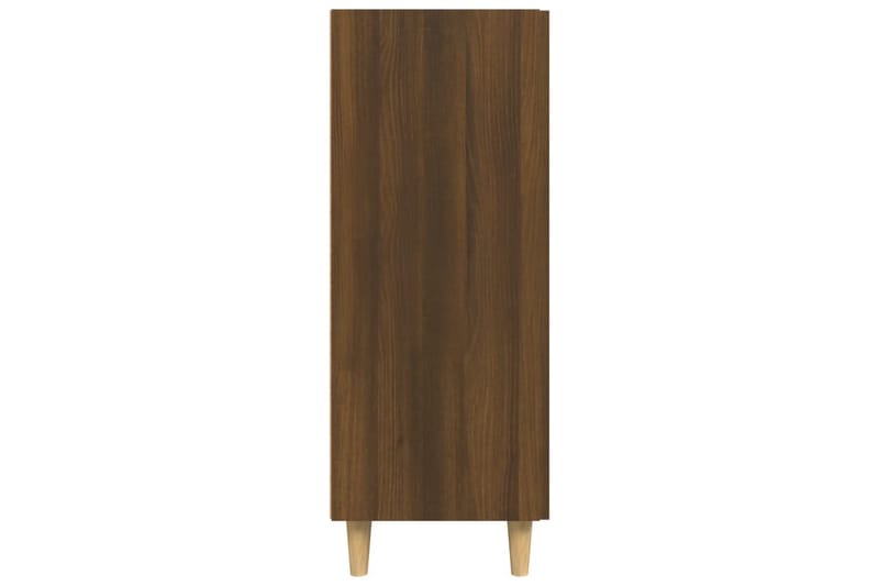 beBasic Skjenk brun eik 69,5x34x90 cm konstruert tre - Brun - Sideboard & skjenker
