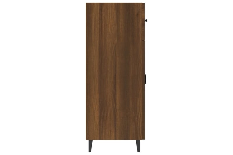 beBasic Skjenk brun eik 69,5x34x90 cm konstruert tre - Brun - Oppbevaring - Oppbevaringsmøbler - Sideboard & skjenker