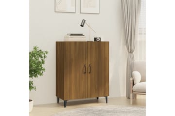 beBasic Skjenk brun eik 70x34x90 cm konstruert tre - Brun - Oppbevaring - Oppbevaringsmøbler - Sideboard & skjenker