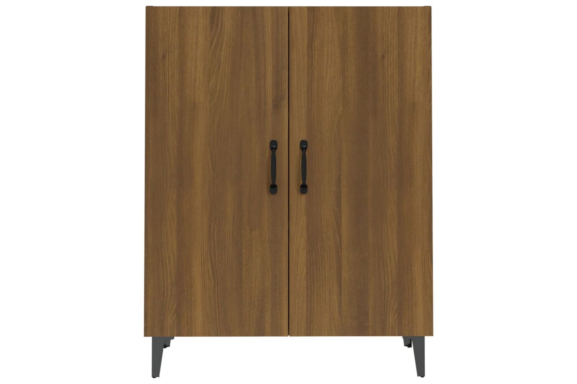 beBasic Skjenk brun eik 70x34x90 cm konstruert tre - Brun - Oppbevaring - Oppbevaringsmøbler - Sideboard & skjenker