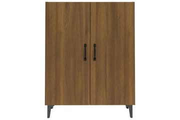 beBasic Skjenk brun eik 70x34x90 cm konstruert tre - Brun - Oppbevaring - Oppbevaringsmøbler - Sideboard & skjenker
