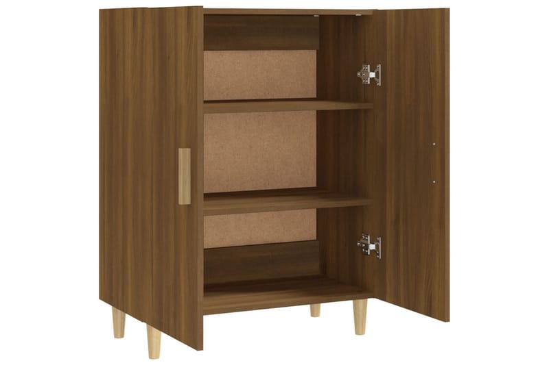 beBasic Skjenk brun eik 70x34x90 cm konstruert tre - Brun - Oppbevaring - Oppbevaringsmøbler - Sideboard & skjenker