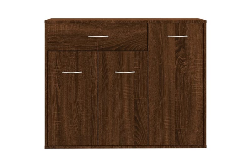 beBasic Skjenk brun eik 88x30x70 cm konstruert tre - Brun - Oppbevaring - Oppbevaringsmøbler - Sideboard & skjenker