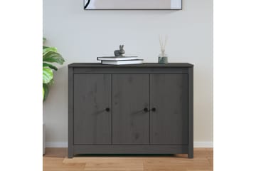 beBasic Skjenk grå 100x35x74 cm heltre furu - GrÃ¥ - Oppbevaring - Oppbevaringsmøbler - Sideboard & skjenker
