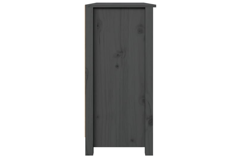 beBasic Skjenk grå 100x35x74 cm heltre furu - GrÃ¥ - Oppbevaring - Oppbevaringsmøbler - Sideboard & skjenker