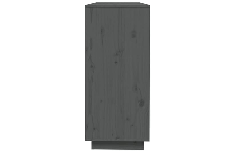 beBasic Skjenk grå 110,5x35x80 cm heltre furu - GrÃ¥ - Sideboard & skjenker