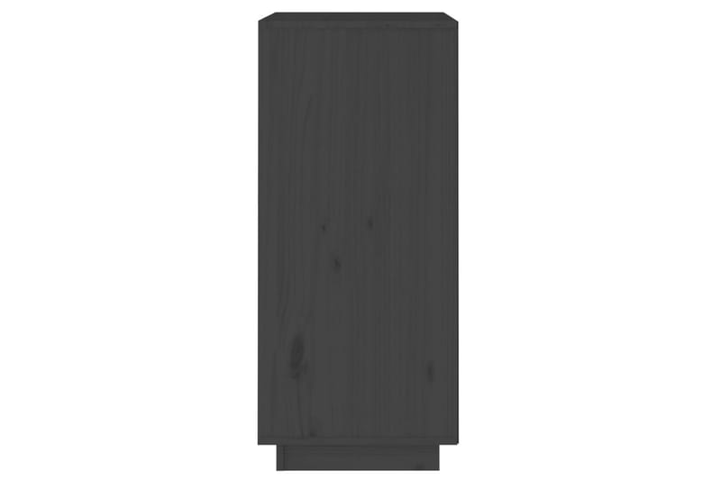 beBasic Skjenk grå 38x35x80 cm heltre furu - GrÃ¥ - Sideboard & skjenker