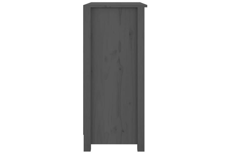 beBasic Skjenk grå 70x35x80 cm heltre furu - GrÃ¥ - Oppbevaring - Oppbevaringsmøbler - Sideboard & skjenker