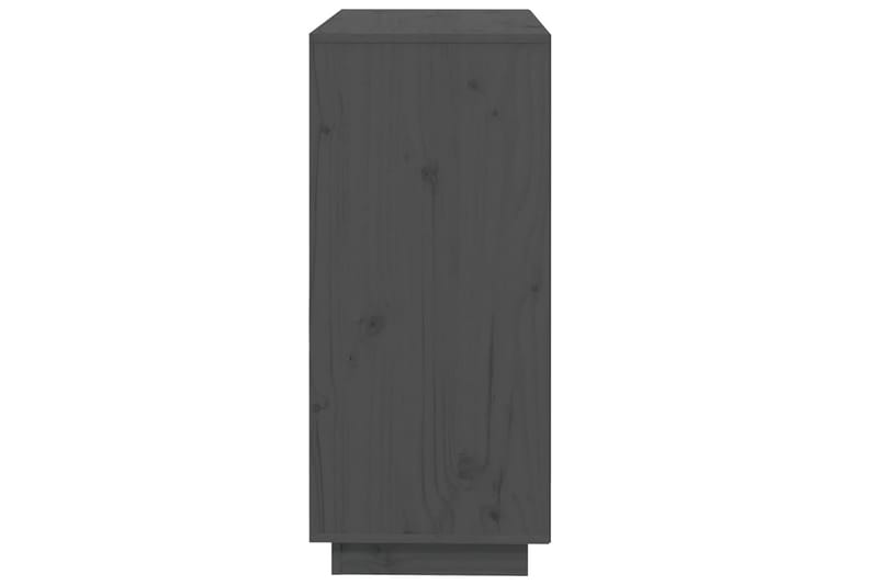 beBasic Skjenk grå 74x35x80 cm heltre furu - GrÃ¥ - Oppbevaring - Oppbevaringsmøbler - Sideboard & skjenker