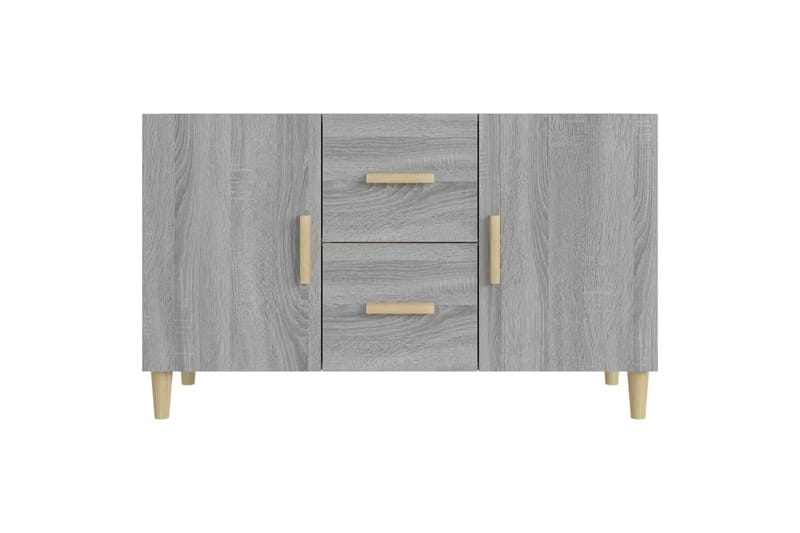 beBasic Skjenk grå sonoma 100x36x60 cm konstruert tre - GrÃ¥ - Oppbevaring - Oppbevaringsmøbler - Sideboard & skjenker