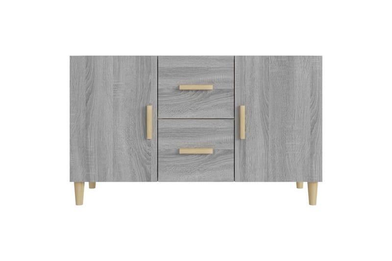 beBasic Skjenk grå sonoma 100x36x60 cm konstruert tre - GrÃ¥ - Sideboard & skjenker