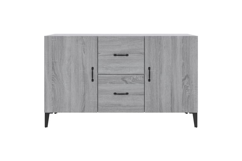 beBasic Skjenk grå sonoma 100x36x60 cm konstruert tre - GrÃ¥ - Sideboard & skjenker