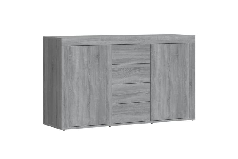 beBasic Skjenk grå sonoma 120x36x69 cm konstruert tre - GrÃ¥ - Sideboard & skjenker