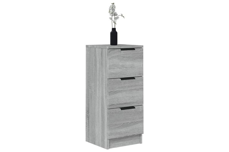 beBasic Skjenk grå sonoma 30x30x70 cm konstruert tre - GrÃ¥ - Oppbevaring - Oppbevaringsmøbler - Sideboard & skjenker