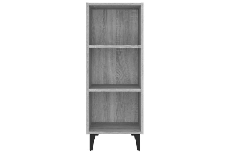 beBasic Skjenk grå sonoma 34,5x32,5x90 cm konstruert tre - GrÃ¥ - Oppbevaring - Oppbevaringsmøbler - Sideboard & skjenker