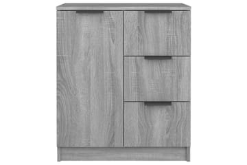 beBasic Skjenk grå sonoma 60x30x70 cm konstruert tre - GrÃ¥ - Oppbevaring - Oppbevaringsmøbler - Sideboard & skjenker