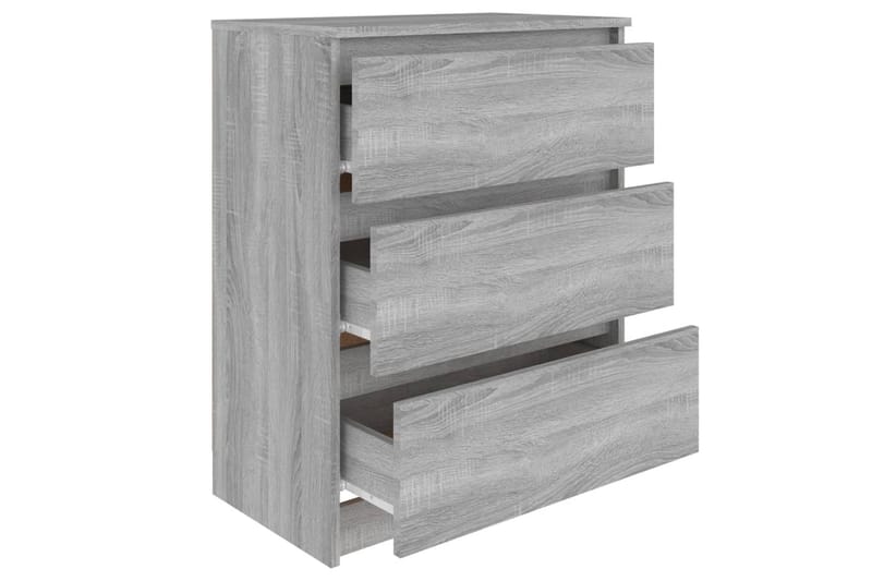 beBasic Skjenk grå sonoma 60x35x76 cm konstruert tre - GrÃ¥ - Oppbevaring - Oppbevaringsmøbler - Sideboard & skjenker